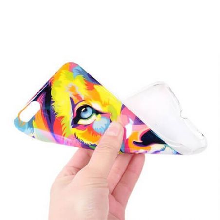 Lion's head TPU soft case iPhone 6 hoesje  Accueil - 2