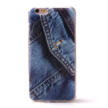 TPU Soft Case iPhone 6 Plus Jeans Pocket met zachte hoesje  Dekkingen et Scheepsrompen iPhone 6 Plus - 1