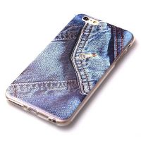 Achat Coque souple TPU Poche Jeans iPhone 6 Plus COQ6P-074X