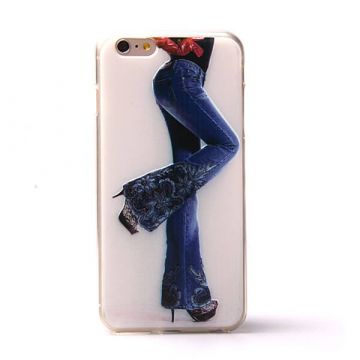 Dames TPU soft shell in iPhone 6 Plus jeans  Dekkingen et Scheepsrompen iPhone 6 Plus - 1