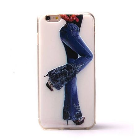 Women's TPU soft shell in iPhone 6 Plus jeans  Covers et Cases iPhone 6 Plus - 1