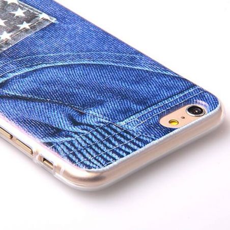 American jeans TPU iPhone 6 Plus Soft case   Covers et Cases iPhone 6 Plus - 5