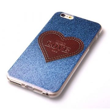 TPU Jeans with love iPhone 6 Plus soft shell  Covers et Cases iPhone 6 Plus - 3