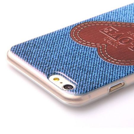 Achat Coque souple TPU Jeans with love iPhone 6 Plus COQ6P-071X