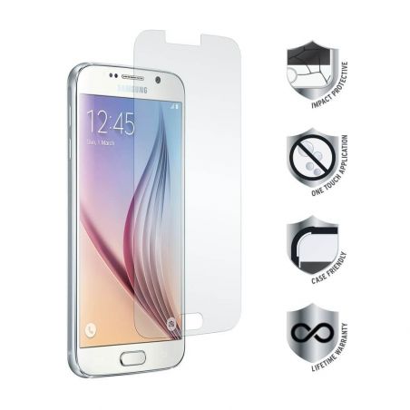 Vorne Schutzblatt im Hartglas Samsung Galaxy S6   Schutzfolien Galaxy S6 - 3