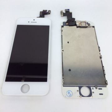 Komplettes Bildschirmkit montiert WHITE iPhone 5S (Kompatibel) + Werkzeuge  Bildschirme - LCD iPhone 5S - 4