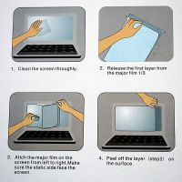 MacBook Retina 13" transparante schermbeschermer voor MacBook Retina 13  Beschermende films MacBook - 3