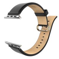 Hoco black leather Apple Watch 40mm & 38mm bracelet with adapters Hoco Straps Apple Watch 38mm - 6