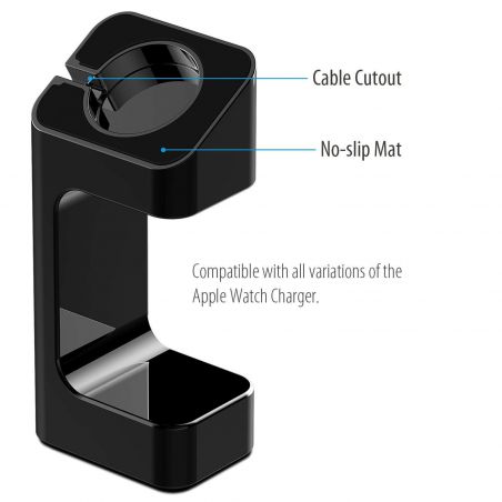 Achat Station de charge e7 stand noir pour Apple Watch 38mm et 42 mm WATCHACC-013X
