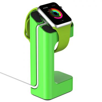 Ladestation e7 grün Standfuß für Apple Watch 38mm und 42mm  Ladegeräte - Kabel -  Unterstützt und dockt an Apple Watch 38mm - 23