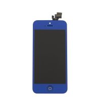 Dark Blue Glass digitizer, LCD Retina Screen and Full Frame for iPhone 5  Accueil - 1