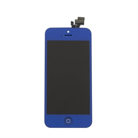 Blauw LCD Retina scherm met digitizer voor iPhone 5   Accueil - 1