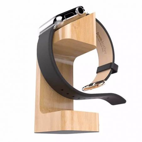 Ladestation e7 Holzständer für Apple Watch 38mm und 42mm  Ladegeräte - Kabel -  Unterstützt und dockt an Apple Watch 38mm - 2