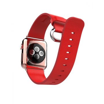 Hoco Pago Style lederen bandje Apple Watch 42mm Hoco Riemen Apple Watch 42mm - 24