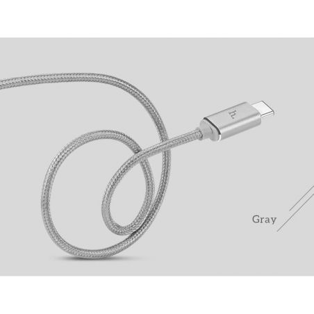 USB naar USB-C 120cm Hoco gevlochten kabel van 120cm Hoco Hoco Kabels en adapters MacBook - 8