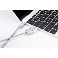 USB naar USB-C 120cm Hoco gevlochten kabel van 120cm Hoco Hoco Kabels en adapters MacBook - 9