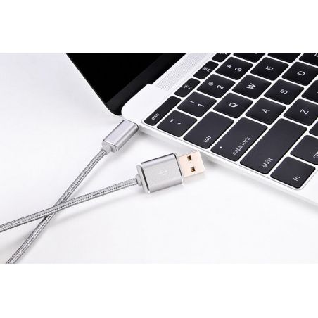 Achat Câble Tressé USB vers USB-C 120cm Hoco