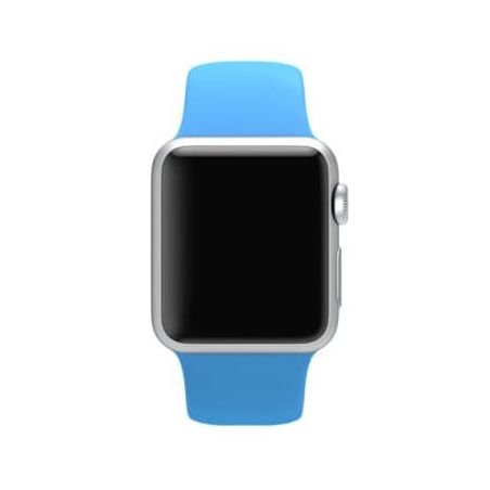 Blauw bandje Apple Watch 38mm siliconen  Riemen Apple Watch 38mm - 4
