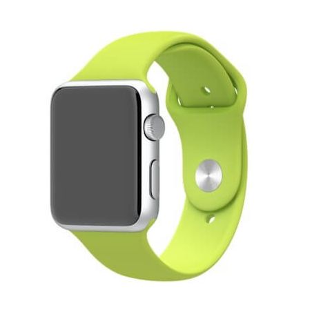 Groen bandje Apple Watch 42mm siliconen  Riemen Apple Watch 42mm - 1