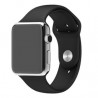 Zwart bandje Apple Watch 42mm siliconen
