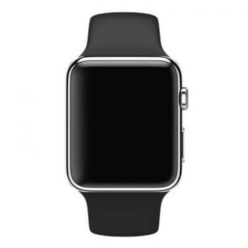Black Apple Watch 0,42mm Strap  Gurte Apple Watch 42mm - 4