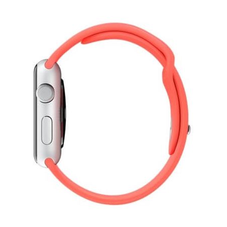 Rood roze bandje Apple Watch 42mm siliconen  Riemen Apple Watch 42mm - 3