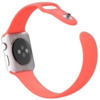 Rood roze bandje Apple Watch 42mm siliconen  Riemen Apple Watch 42mm - 5