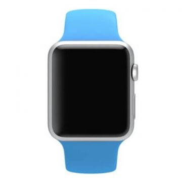 Blauw bandje Apple Watch 42mm siliconen  Riemen Apple Watch 42mm - 4