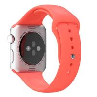 Rood roze bandje Apple Watch 38mm siliconen  Riemen Apple Watch 38mm - 5