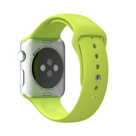 Groen bandje Apple Watch 38mm siliconen  Riemen Apple Watch 38mm - 2