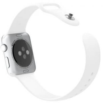 Wit bandje Apple Watch 38mm siliconen  Riemen Apple Watch 38mm - 5