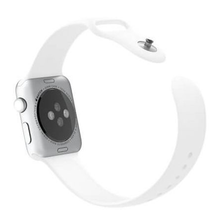 White Apple Watch 0,38mm Strap  Gurte Apple Watch 38mm - 5