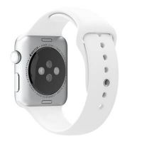Wit bandje Apple Watch 38mm siliconen  Riemen Apple Watch 38mm - 2