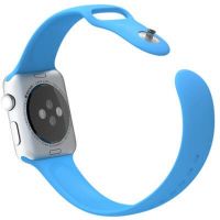 Blauw bandje Apple Watch 42mm siliconen  Riemen Apple Watch 42mm - 5