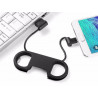 Micro USB cable and bottle opener