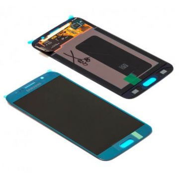 Original quality complete screen for Samsung Galaxy S6 in blue  Screens - Spare parts Galaxy S6 - 1