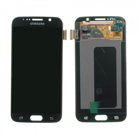 Original quality complete screen for Samsung Galaxy S6 in black   Bildschirme - Ersatzteile Galaxy S6 - 1