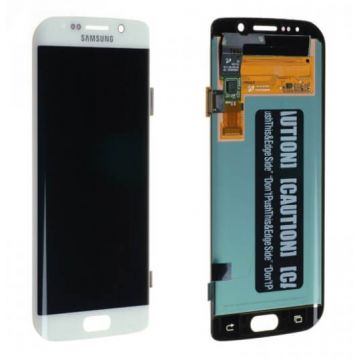 Achat Ecran complet pour Samsung Galaxy S6 Edge Blanc Original GH96-08357A
