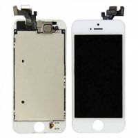 Original complete assembled Glass digitizer, LCD Retina Screen and Full Frame for iPhone 5 White  Screens - LCD iPhone 5 - 1