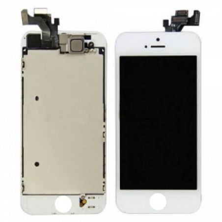 1st Quality Glass digitizer complete assembled, LCD Retina Screen and Full Frame for iPhone 5 White  Screens - LCD iPhone 5 - 1