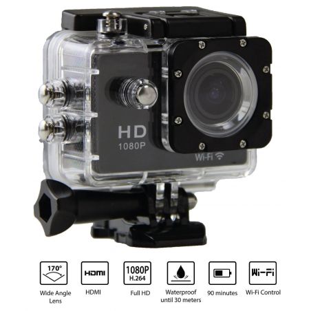 Waterdichte Full HD-camera met wifi  iPhone 4 : Toebehoren - 3
