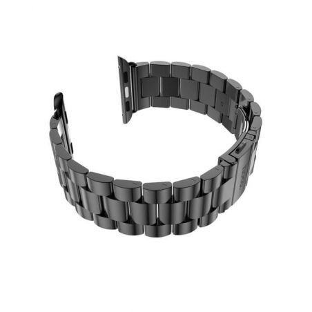 Hoco roestvrij staal donker metaal Apple Watch 38mm bandje met adapters Hoco Riemen Apple Watch 38mm - 6