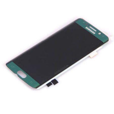 Original quality complete screen for Samsung Galaxy S6 Edge in green    Screens - Spare parts Galaxy S6 Edge - 2
