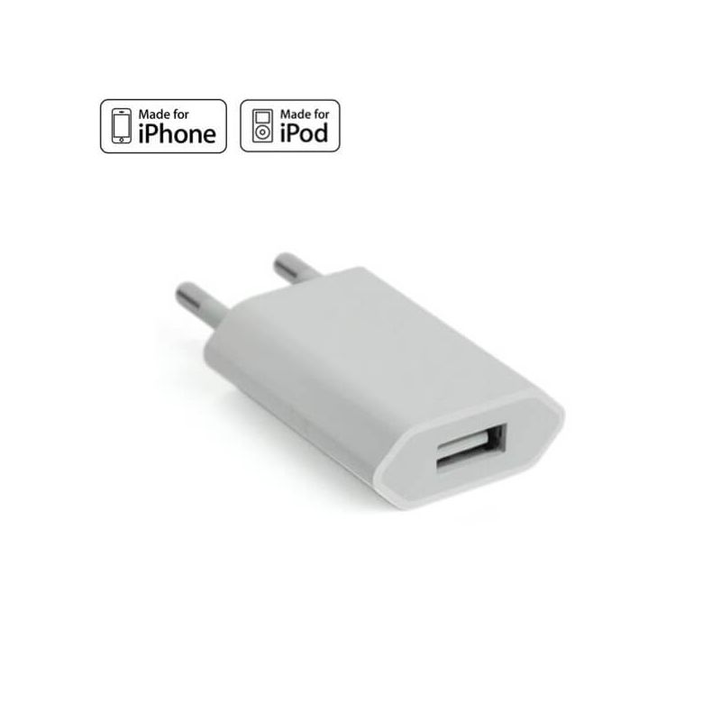 Achat Pack 2 en 1 chargeur secteur + chargeur voiture IPhone 3G 3GS 4 4S  Blanc - iPhone 4 : Pack - MacManiack
