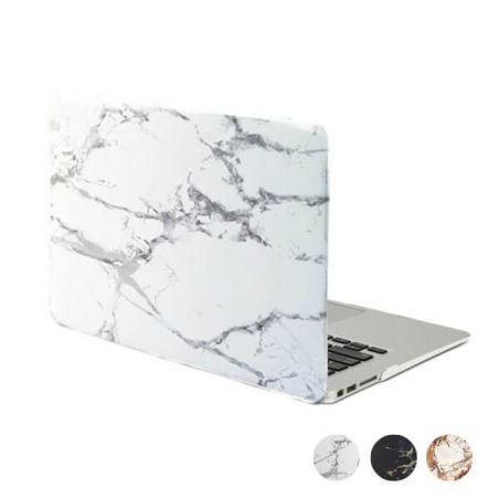 Soft touch shell in MacBook Retina 13" marmeren stijl  Dekkingen et Scheepsrompen MacBook - 1