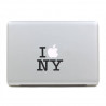 I Love NY New York MacBook sticker