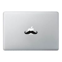 MacBook Moustache sticker  Stickers MacBook - 1