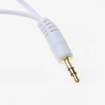 Achat Câble Adaptateur Diviseur Audio Mini Jack 3.5mm 1 à 2 blanc pour iPhone iPod ACC00-013