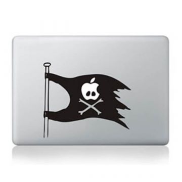 Piraten vlag MacBook sticker  Stickers MacBook - 1