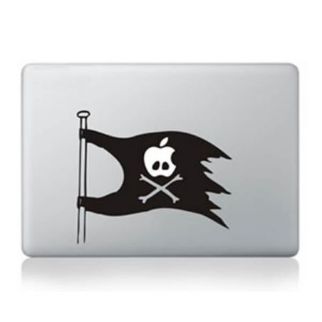 Achat Sticker MacBook Drapeau pirate STI00-048x